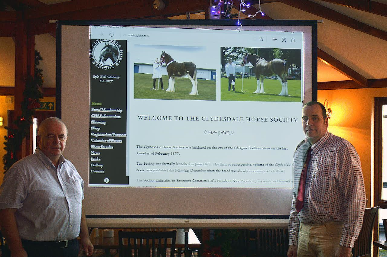 Website Collaboration - Clydesdale Horse Society and The Scottish Farmer Working Together